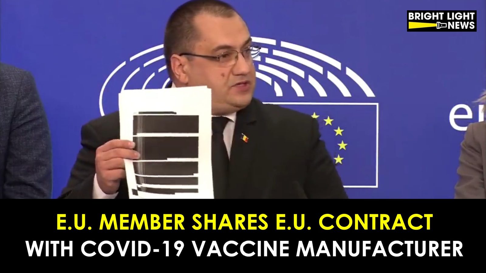 E.U. Member Shares E.U. Contract With Covid-19 Vaccine Manufacturer