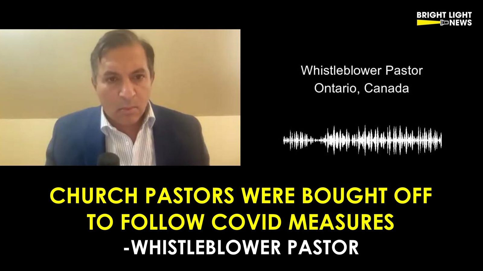 [TRAILER] Ontario Church Pastors Bought Off to Follow Covid Measures