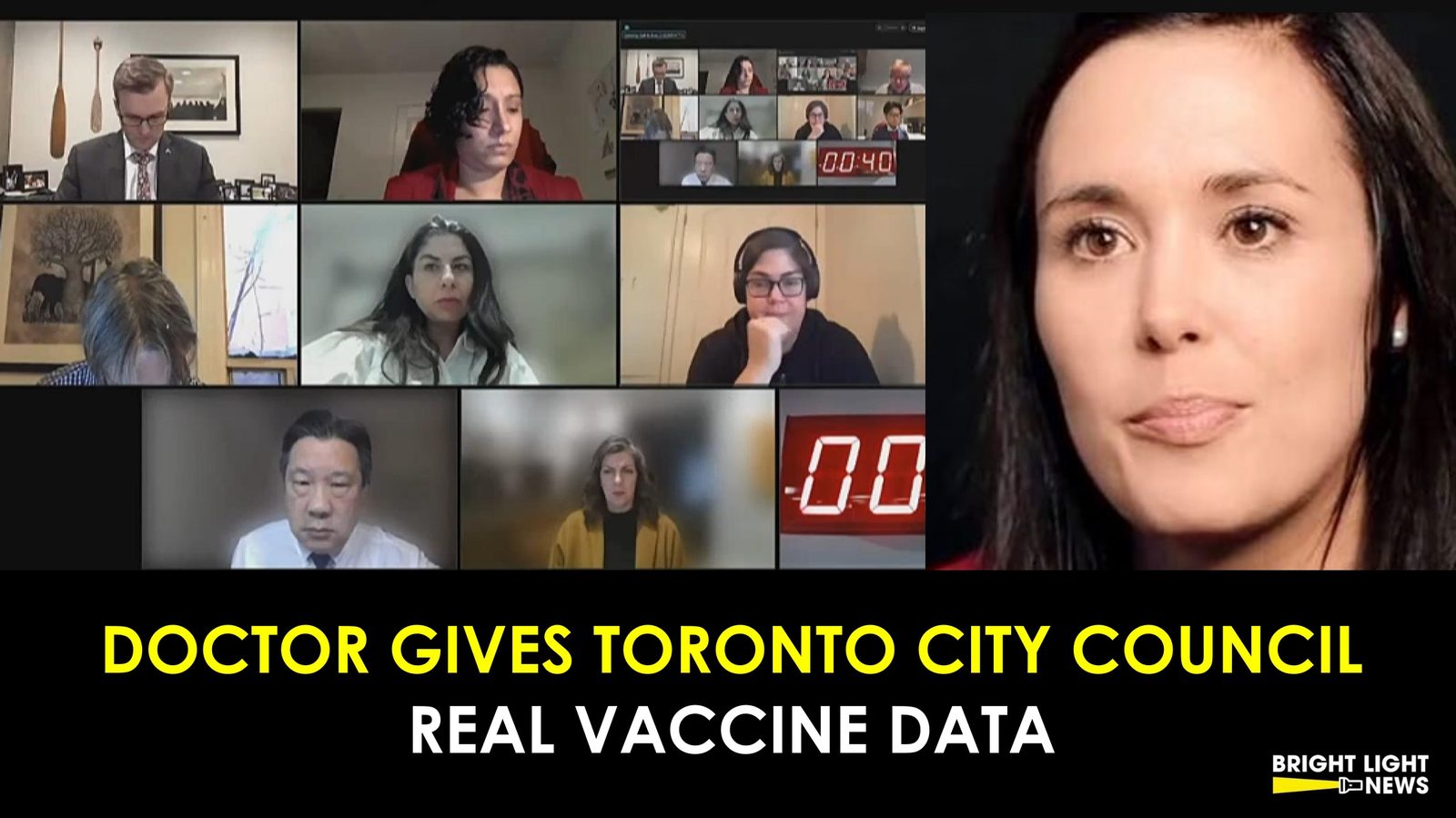Dr. Rochagné Kilian Gives Toronto City Councillors Real Vaccine Data