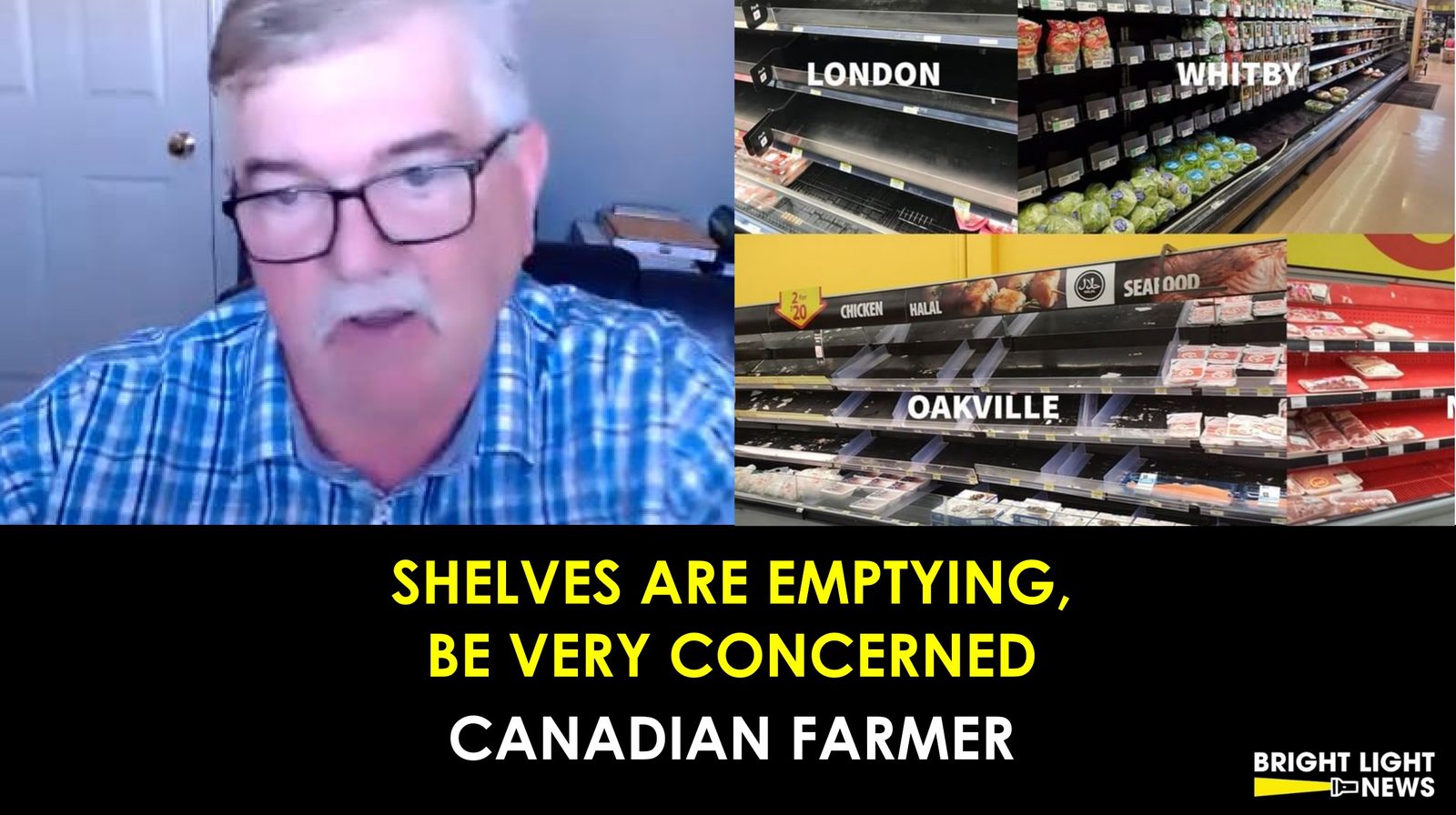 Shelves Are Emptying, Be Very Concerned