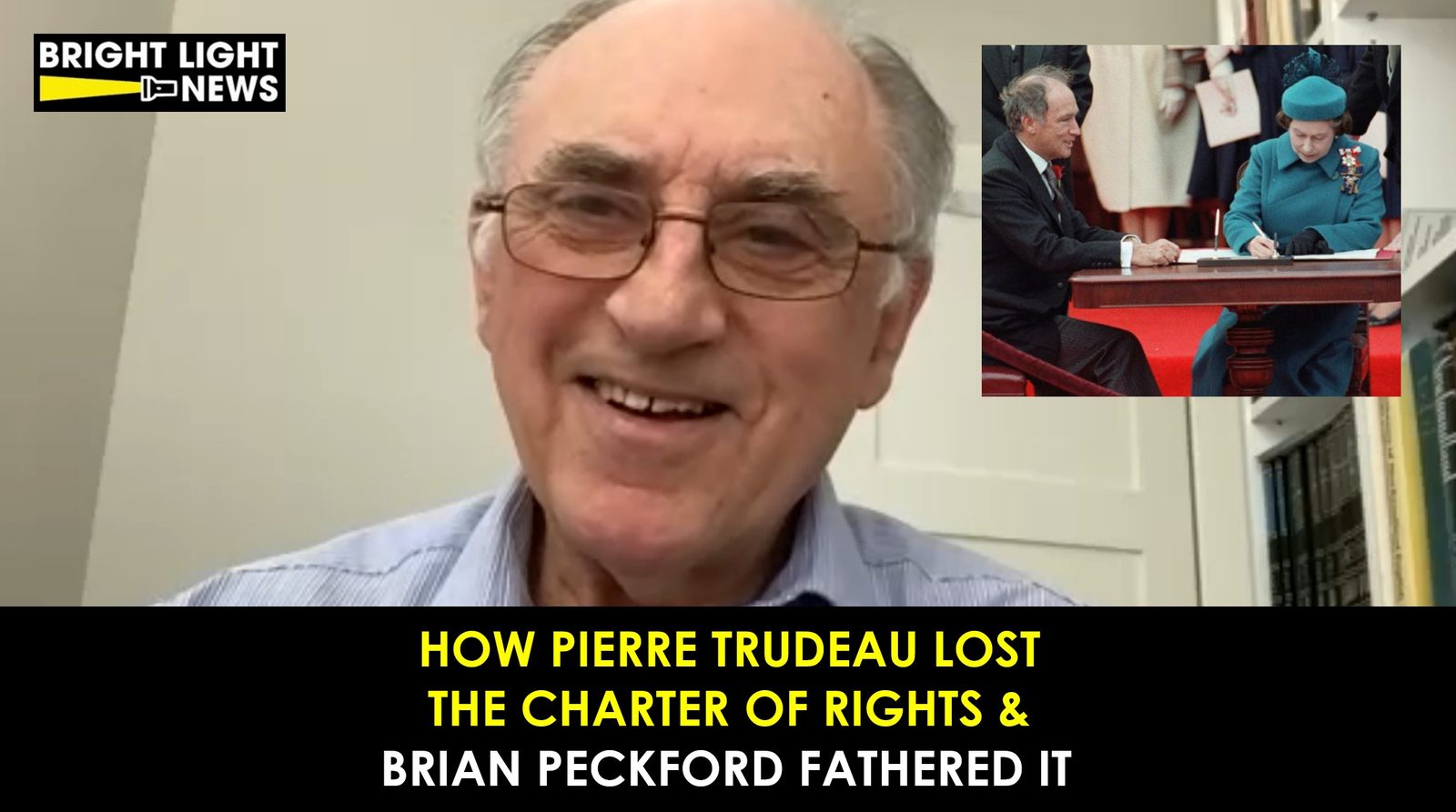 [TRAILER] 40th Anniversary of Charter of Rights: How Pierre Trudeau Lost It & the Hon. Brian Peckford Fathered It