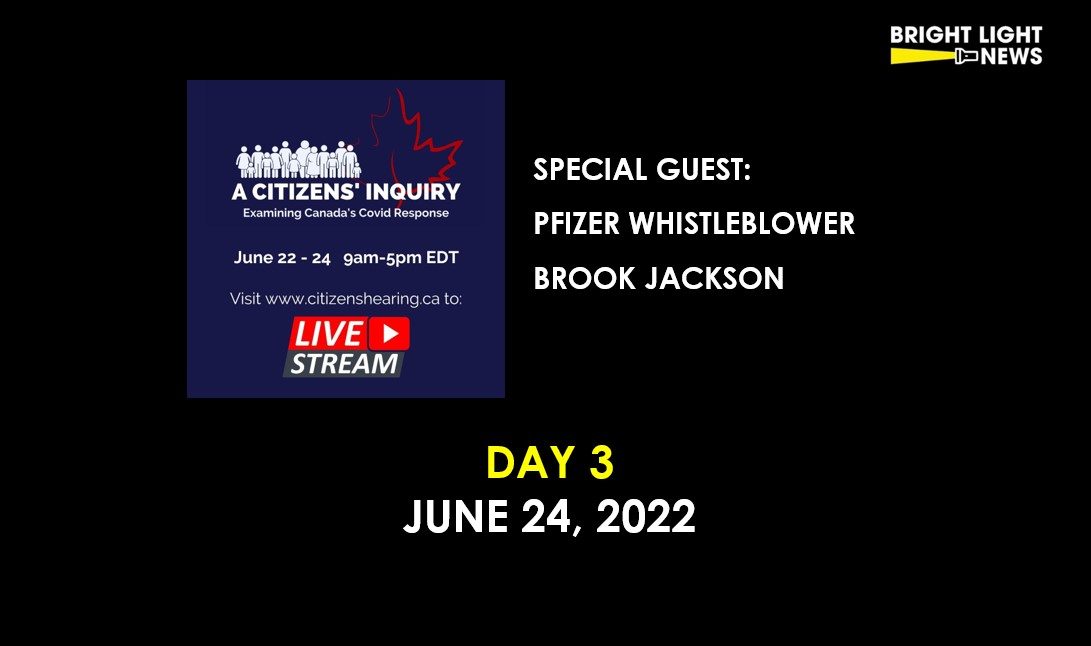 [LIVE DAY 3] Citizens’ Hearing Examining Canada’s Covid Response 9am