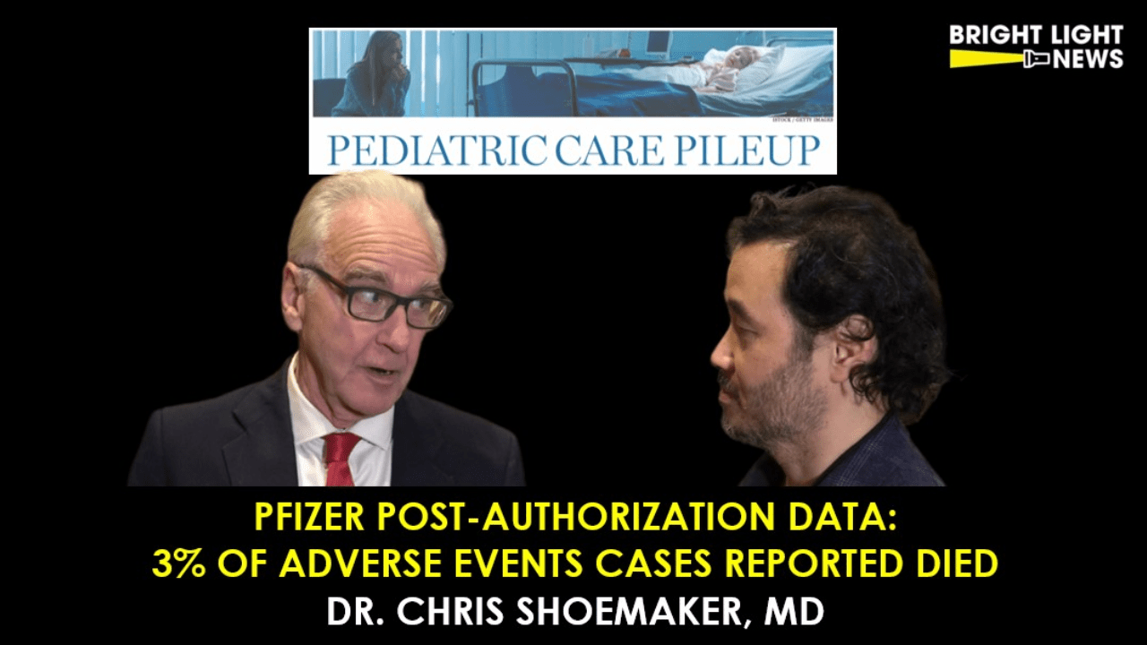 [INTERVIEW] Pfizer Post-Authorization Data**: 3% of Reported Adverse Events Cases Died -Dr Chris Shoemaker