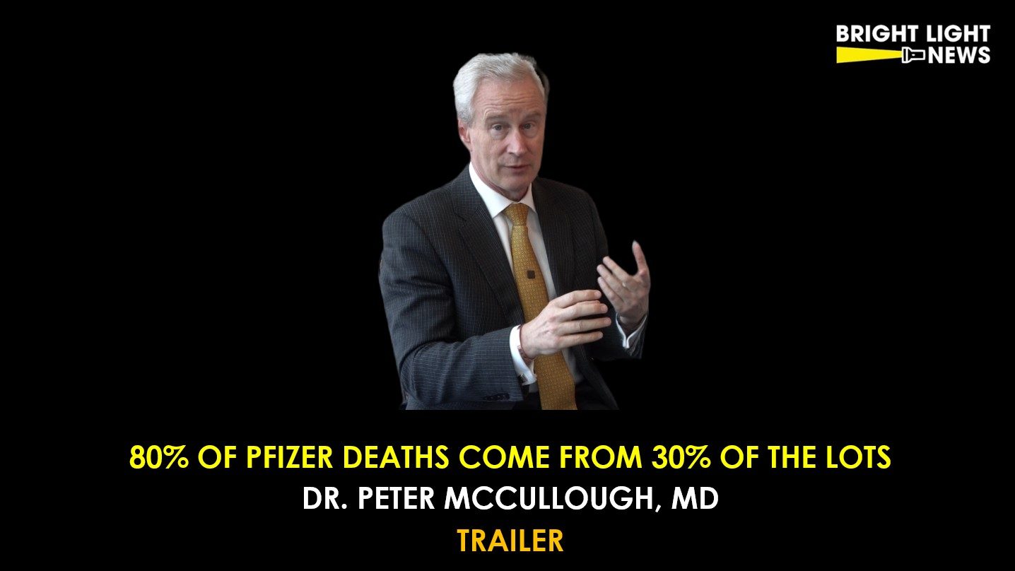 [TRAILER] 80% of Pfizer Deaths From 30% of the Lots -Dr. Peter McCullough, MD