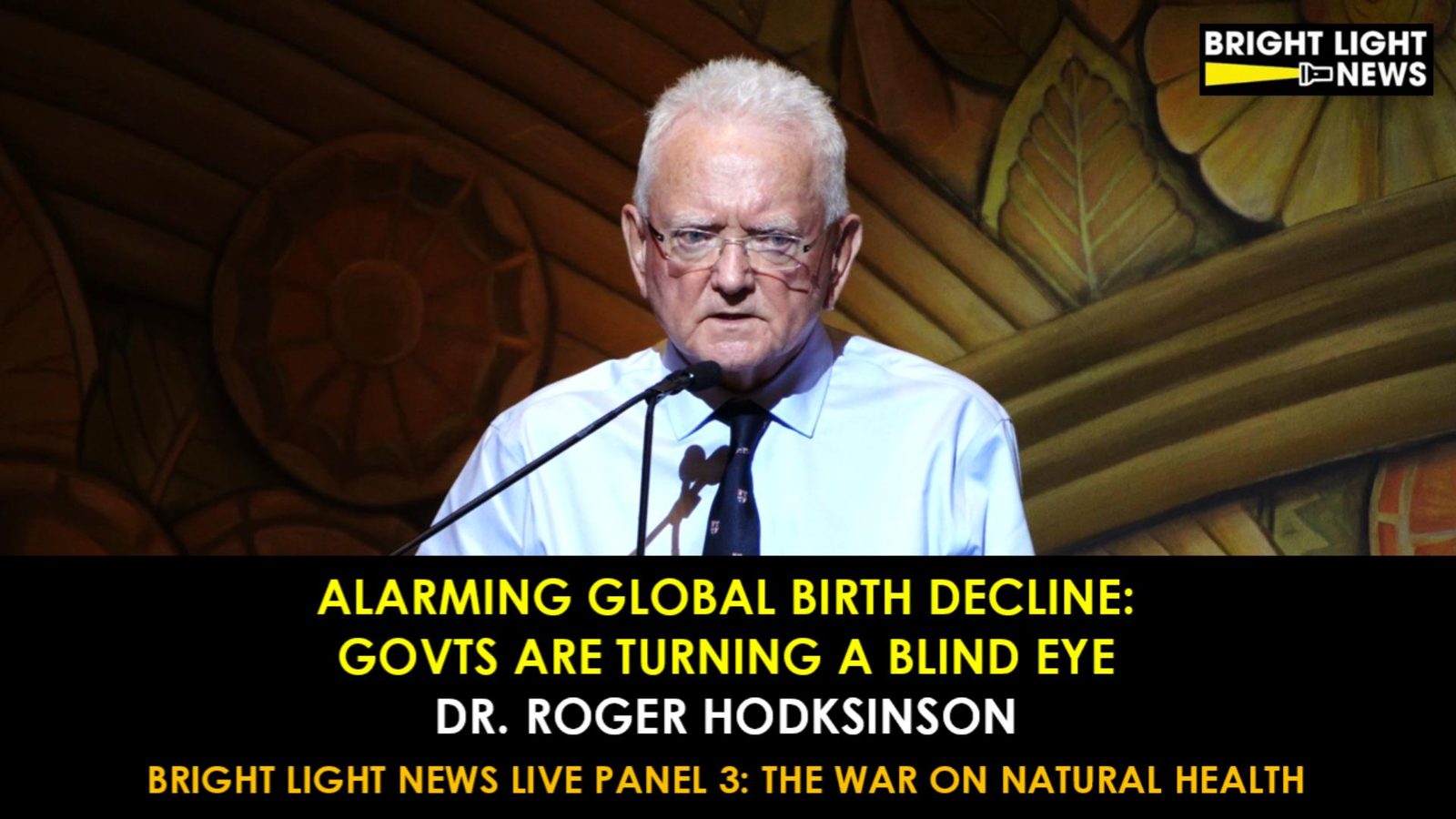 Alarming Global Birth Decline: Govts Are Turning A Blind Eye -Pathologist Dr. Roger Hodkinson